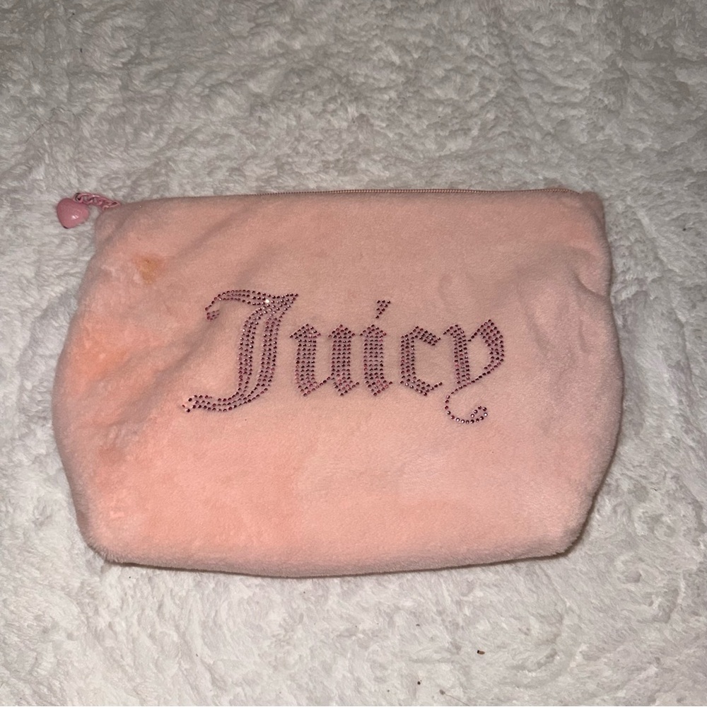 Juicy Couture Blush Pink Cosmetic Bag